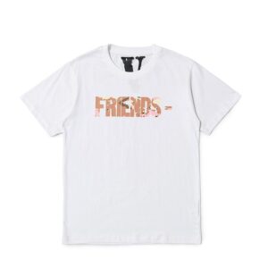 Vlone FRIENDS Desert Camo Exclusive White T-Shirt