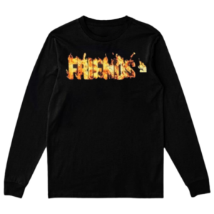 Vlone Flaming Friends Sweatshirt – Black