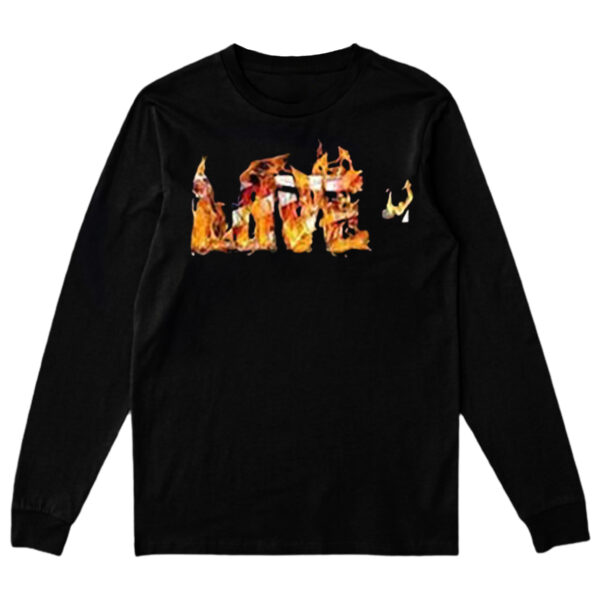 Vlone LOVE Sweatshirt – Black