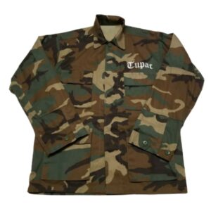 2Pac Shakur All Eyez On Me Camouflage Jacket