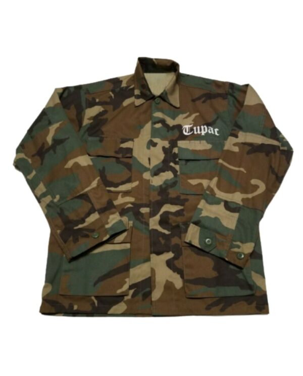 2Pac Shakur All Eyez On Me Camouflage Jacket