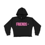 FRIENDS – Pink Hoodie – Black – Kids