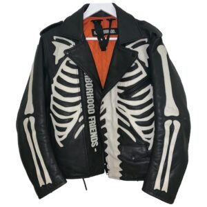 Vlone X Neighborhood Leather Jacket