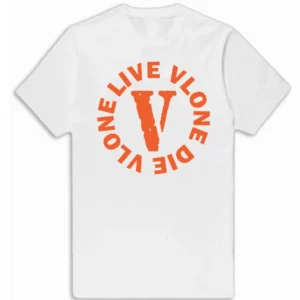 Live Vlone Die Vlone T-Shirt White