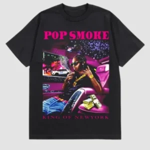 POP SMOKE X VLONE KING OF NY T-SHIRT