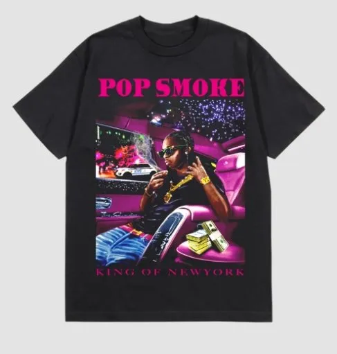 POP SMOKE X VLONE KING OF NY T-SHIRT