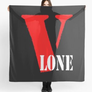 Vlone Text Printed Scarf