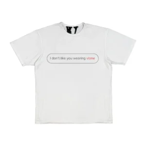 Text Message T-Shirt – White (WITHOUT V) limited Edition