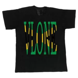 Vlone Jamaica Staple Black Large Tee