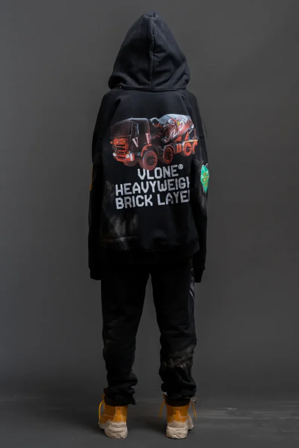 Vlone Cement Zip Hoodie